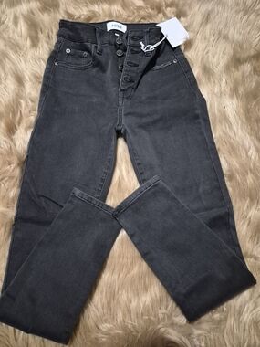 Pistola - Aline High Rise Skinny Jean Dark Grey Sz 24